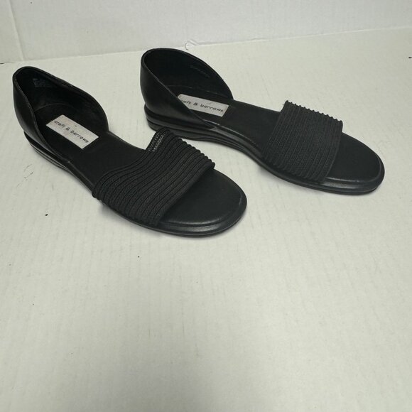 Croft & Barrow Shoes Women's 8 M Black Sandals w/ Closed heels slip on - Picture 10 of 14